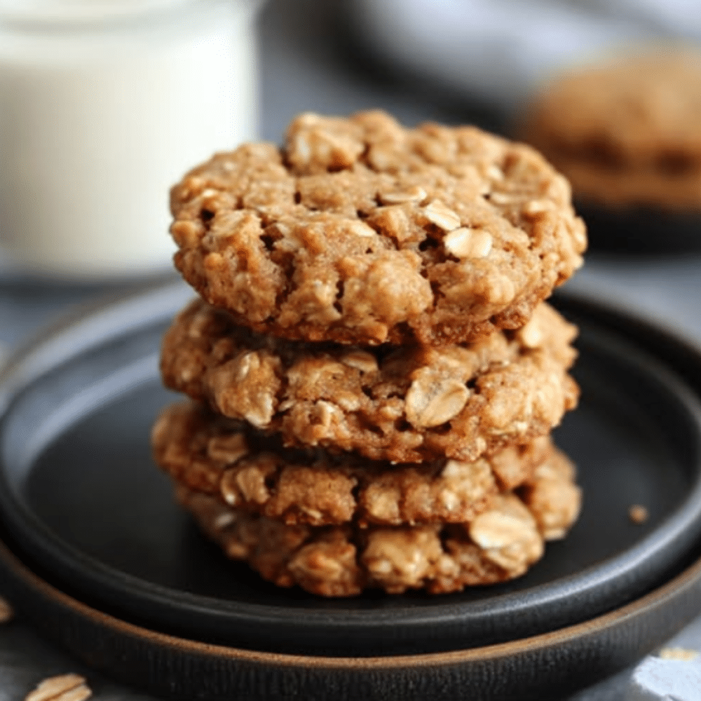 Soft Peanut Butter Oatmeal Cookies