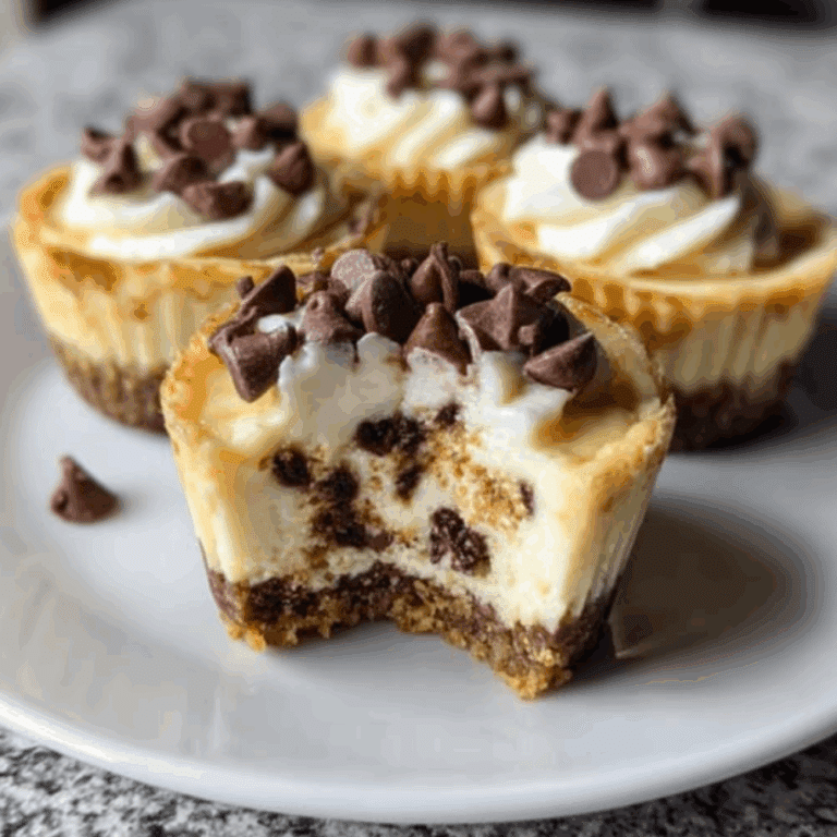 Chocolate Chip Cheesecake Cups