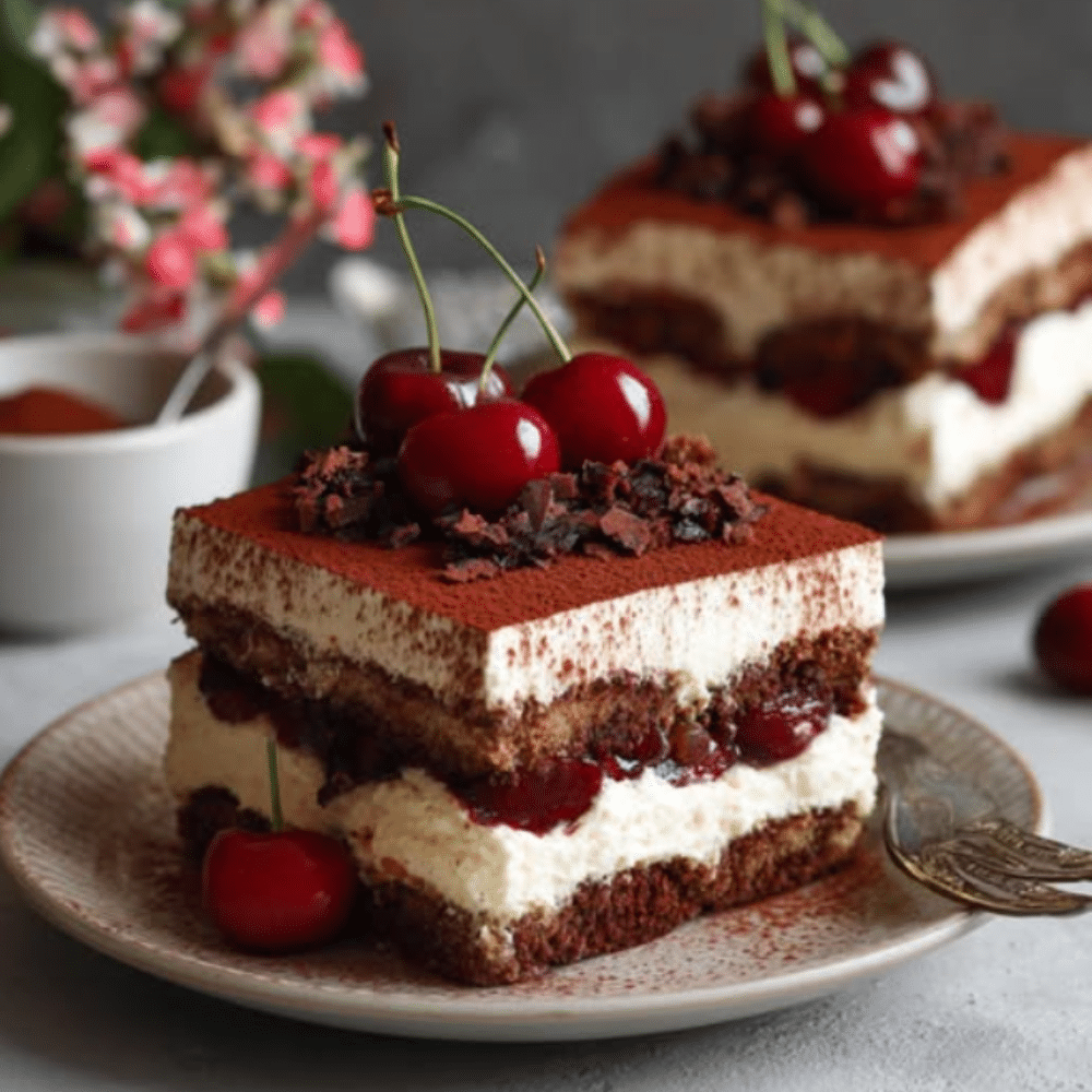 Black Forest Tiramisu Recipe