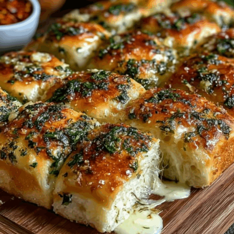 Turkish Focaccia with Herbs and Cheese – A Mediterranean-Inspired Delight