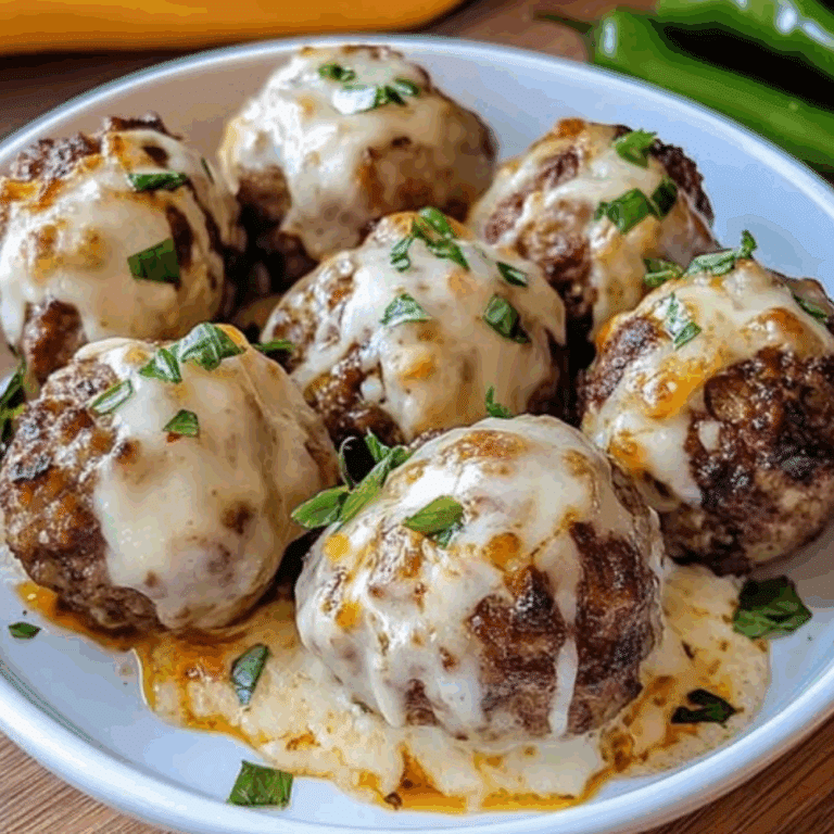 Spicy Jalapeño Popper Stuffed Meatballs: A Fiery, Cheesy Delight
