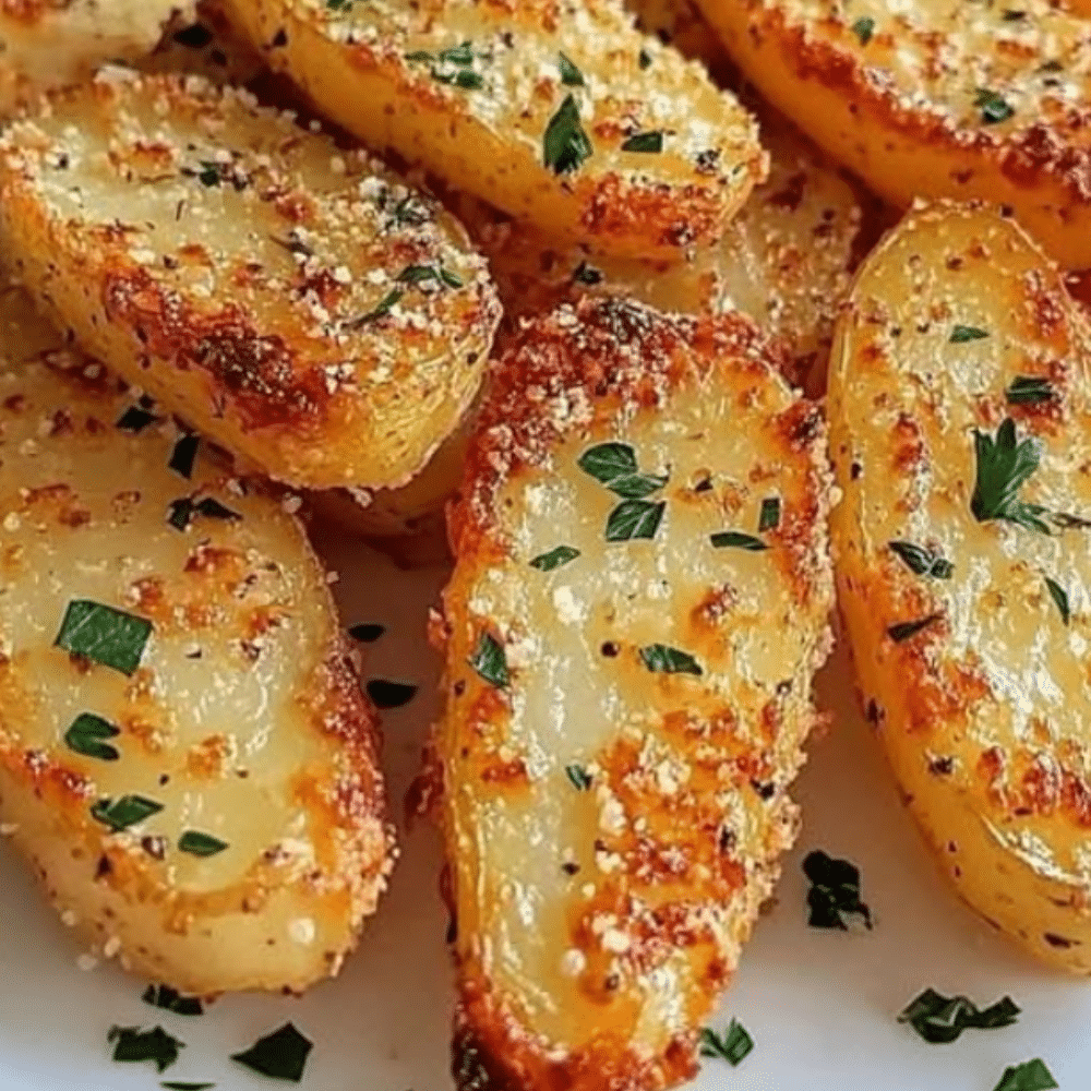 Garlic Herb Roasted Baby Potatoes