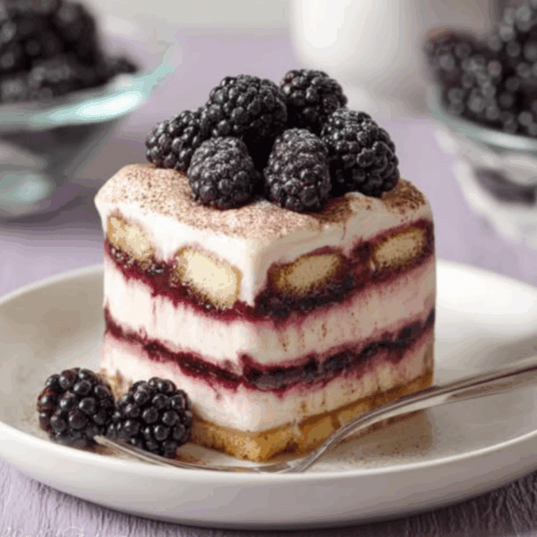 Blackberry Tiramisu Recipe