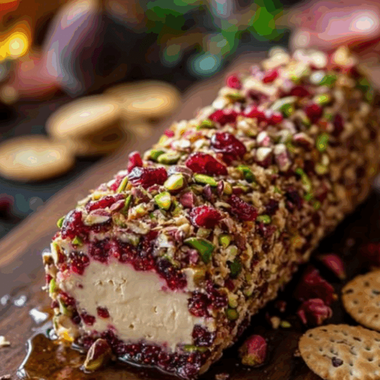 Christmas Italian Cheese Log