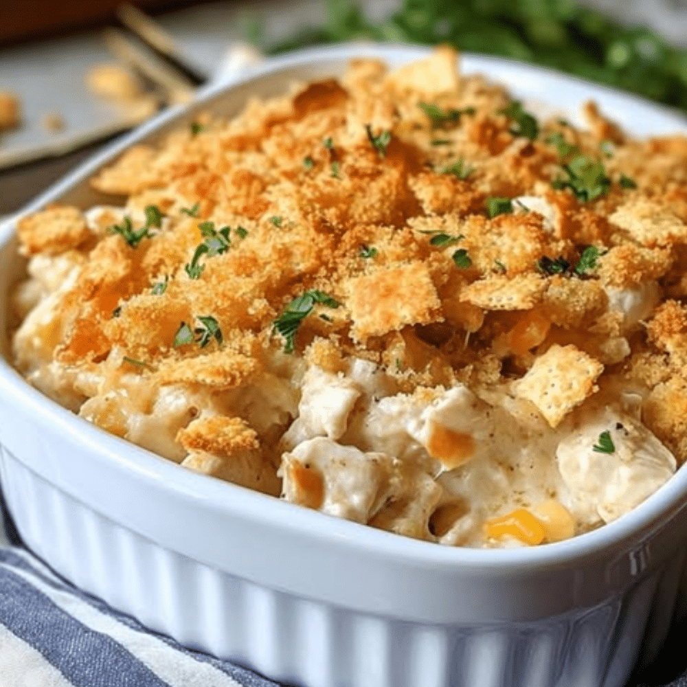 Ritz Cracker Chicken Casserole: Comfort in Every Bite