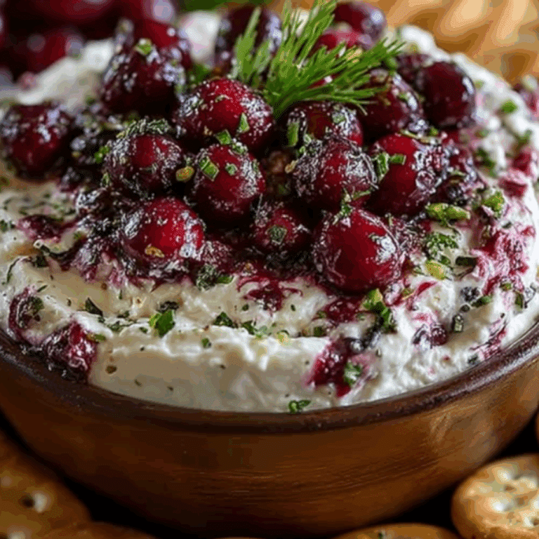Cranberry Jalapeño Cream Cheese Dip
