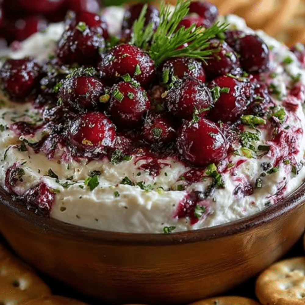 Cranberry Jalapeño Cream Cheese Dip