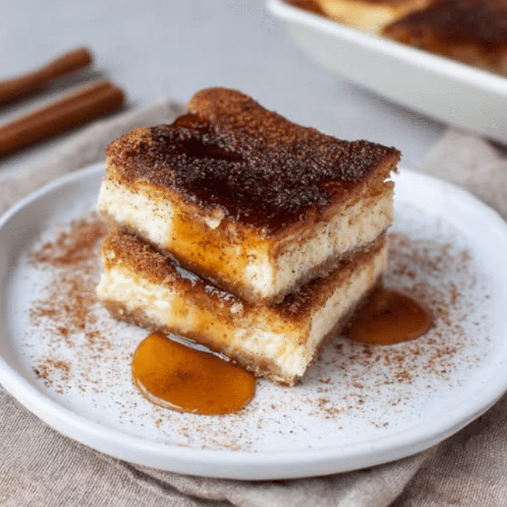 Churros Cheesecake Bars ✨