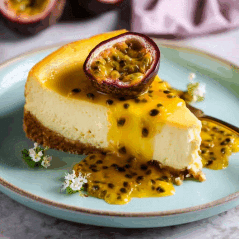Passion Fruit Cheesecake ✨