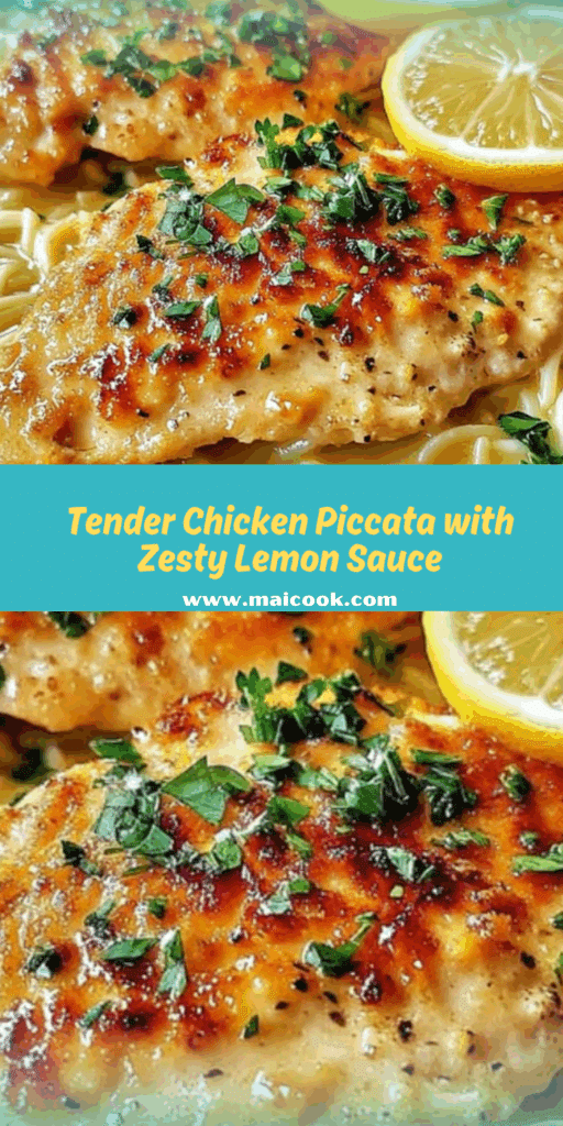 Tender Chicken Piccata with Zesty Lemon Sauce