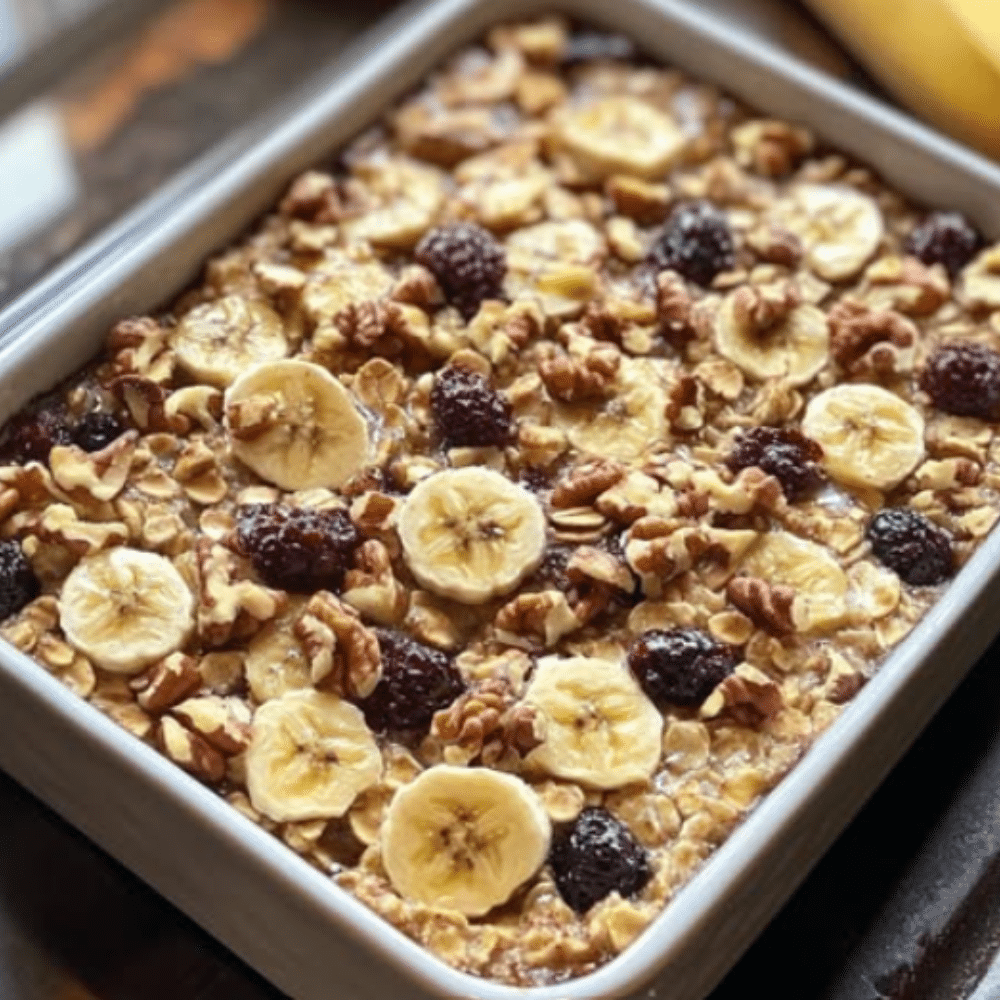 This Baked Oatmeal with Fruits and Nuts