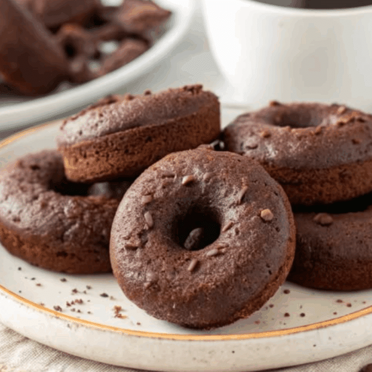 Banana Flour Chocolate Donuts – Naturally Gluten-Free & Delightfully Chocolatey