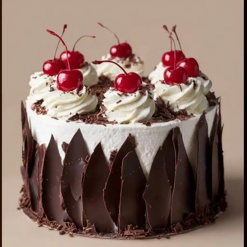 Irresistible Cherry Chocolate Cake Recipe - Recipe Image