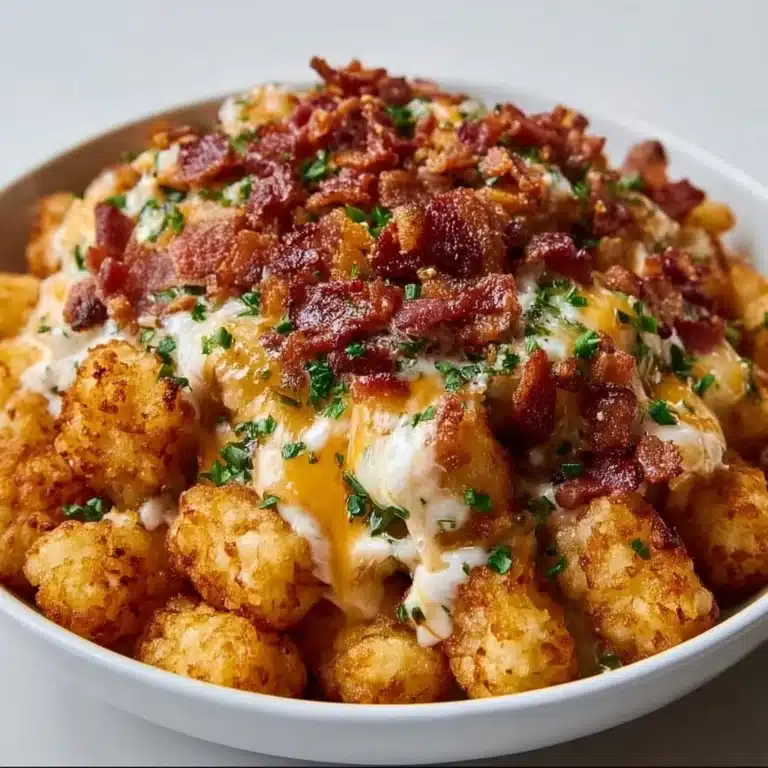 CHICKEN BACON RANCH TATER TOT CASSEROLE Ingredients : Recipe