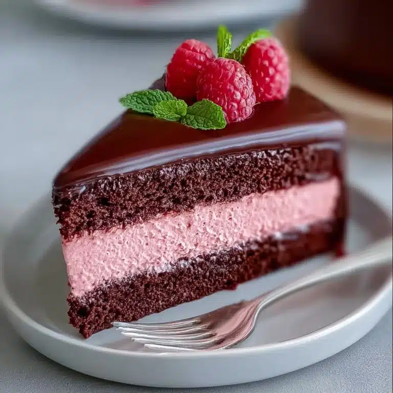 Chocolate Raspberry Mousse Cake Recipe