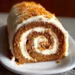 Carrot Cake Roll with Cream Cheese Frosting Recipe