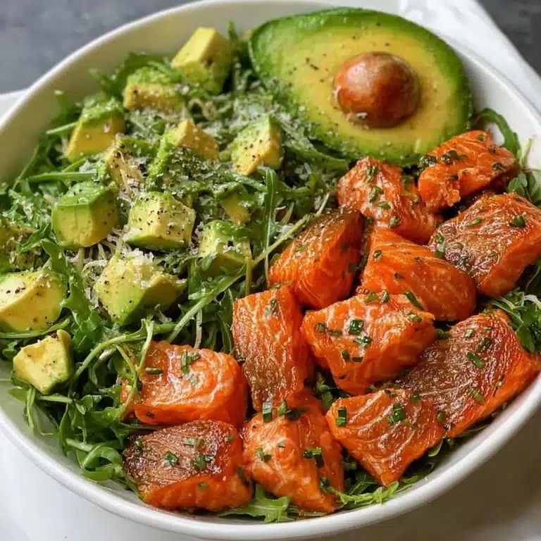 Grilled Salmon Avocado Salad Recipe
