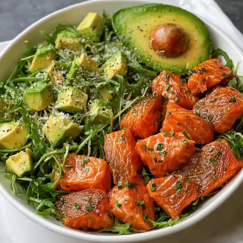 Grilled Salmon Avocado Salad Recipe - Recipe Image