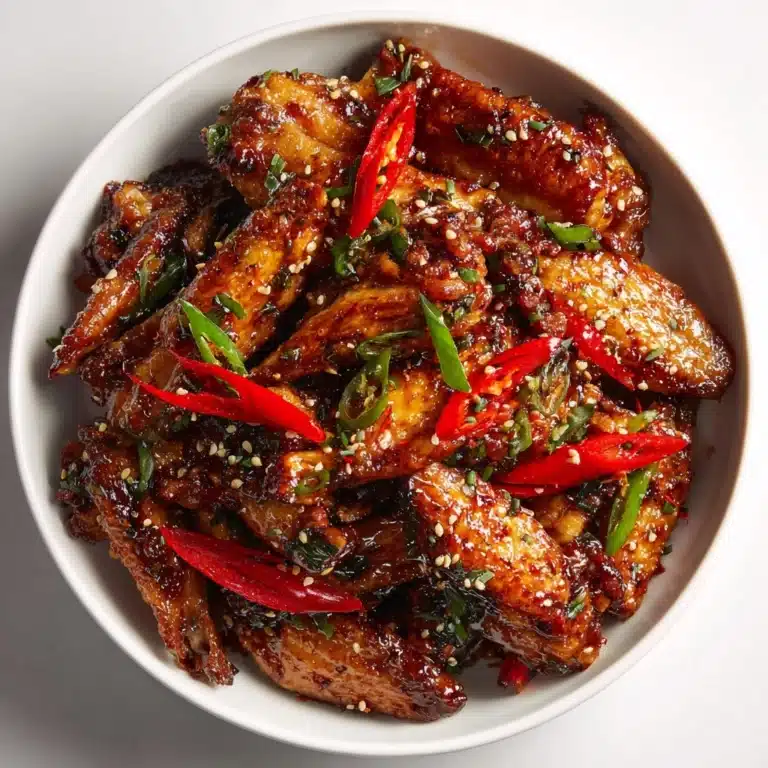 Sweet and Spicy Chicken Wings Recipe