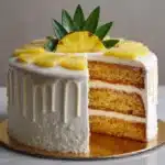 Tropical Pineapple Juice Cake with Creamy Layers Recipe