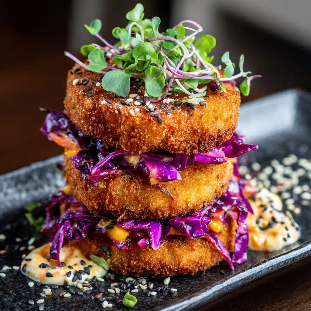 Crispy Eggplant Katsu “Macarons” Recipe