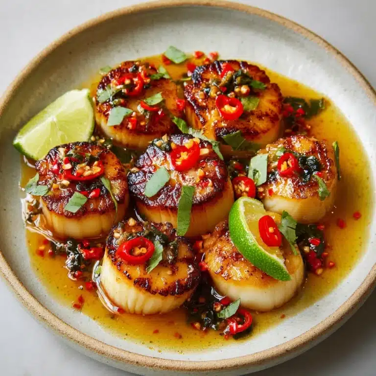 Pan-Seared “Scallops” with Chili-Lime Glaze Recipe