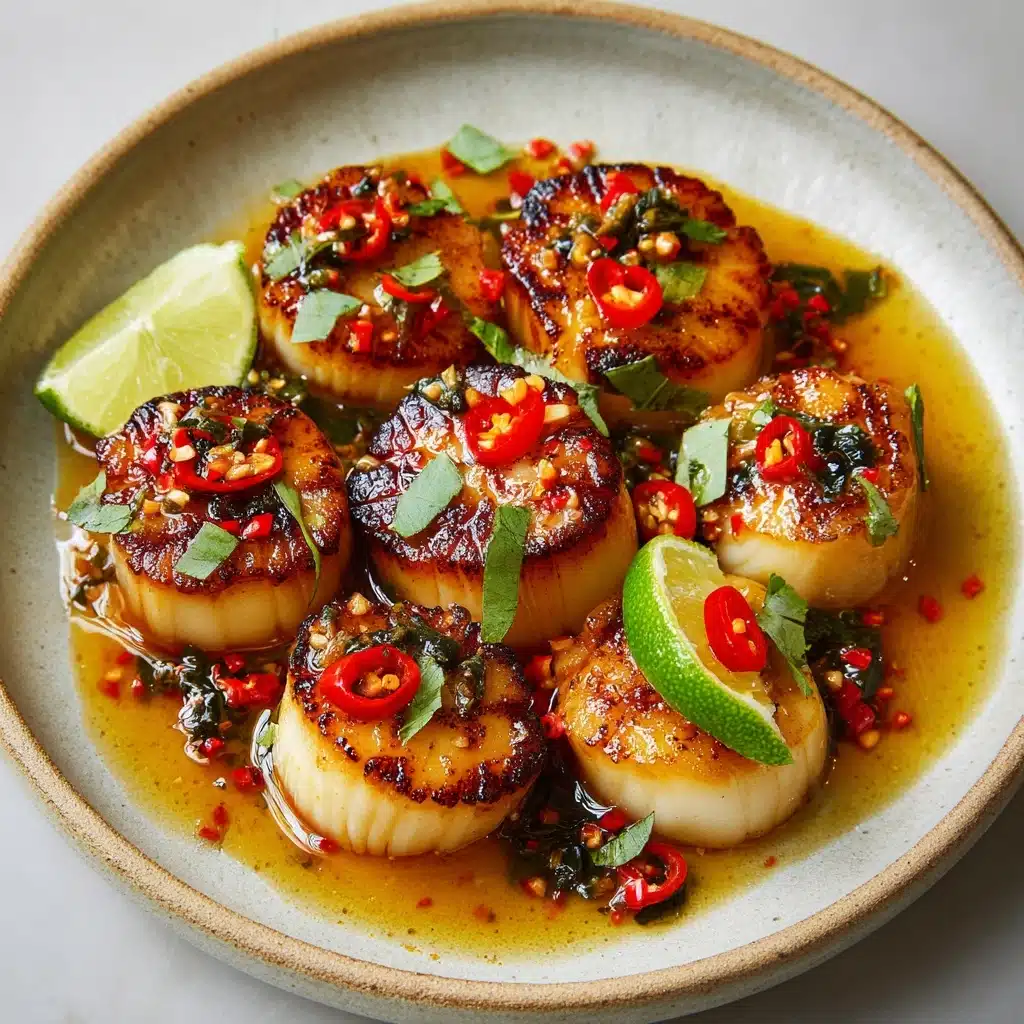 Pan-Seared “Scallops” with Chili-Lime Glaze Recipe - Recipe Image