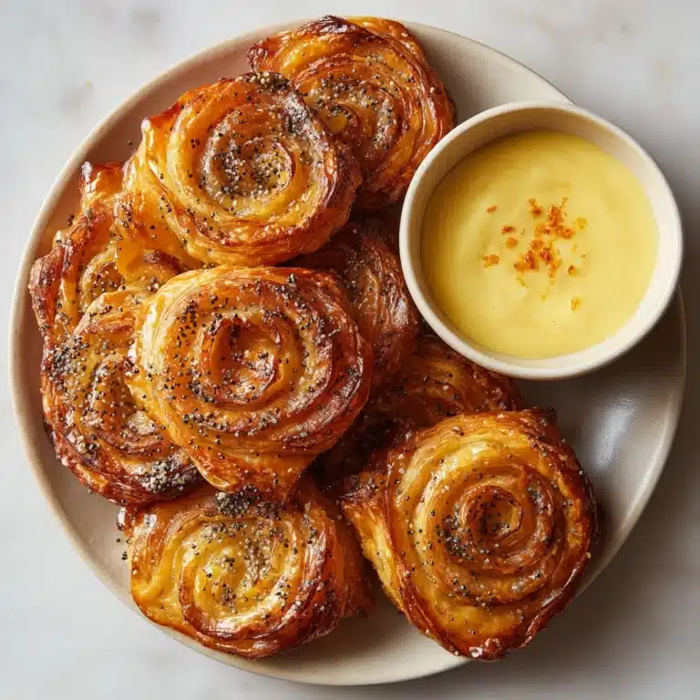 Mini Lemon-Poppy “Churro” Blossoms Recipe