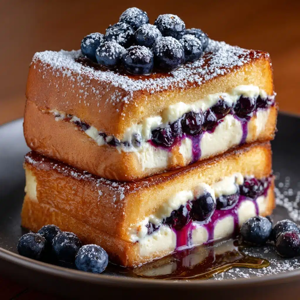 Blueberry Cheesecake Stuffed French Toast Recipe
