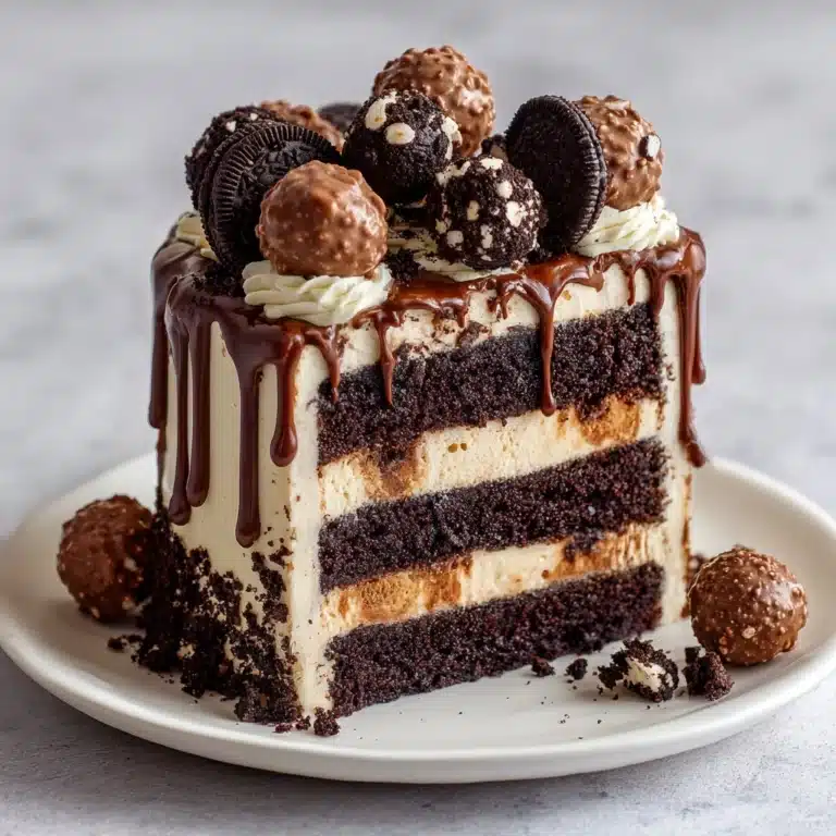 Towering Oreo Chocolate Layer Cake** Recipe