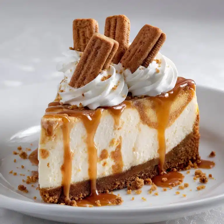 No-Bake Lotus Biscoff Cheesecake** Recipe
