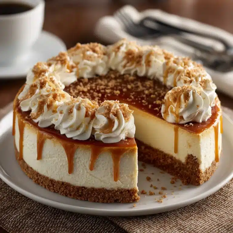 Loaded Butterscotch Cheesecake** Recipe