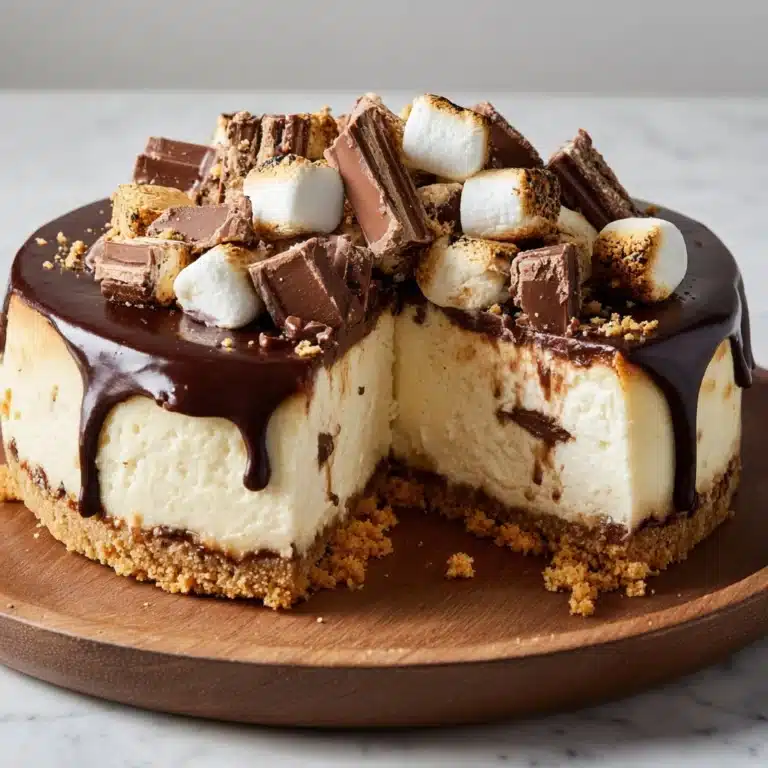 Decadent S'mores Cheesecake** Recipe