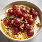 Whipped Feta with Roasted Grapes, Walnuts & Hot Honey Recipe