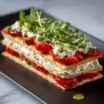 Whipped Feta & Roasted Pepper Mille-Feuille Elegance Recipe