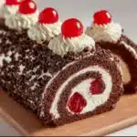 Black Forest Roll Cake Recipe