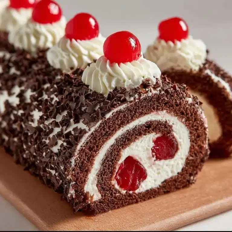 Black Forest Roll Cake Recipe