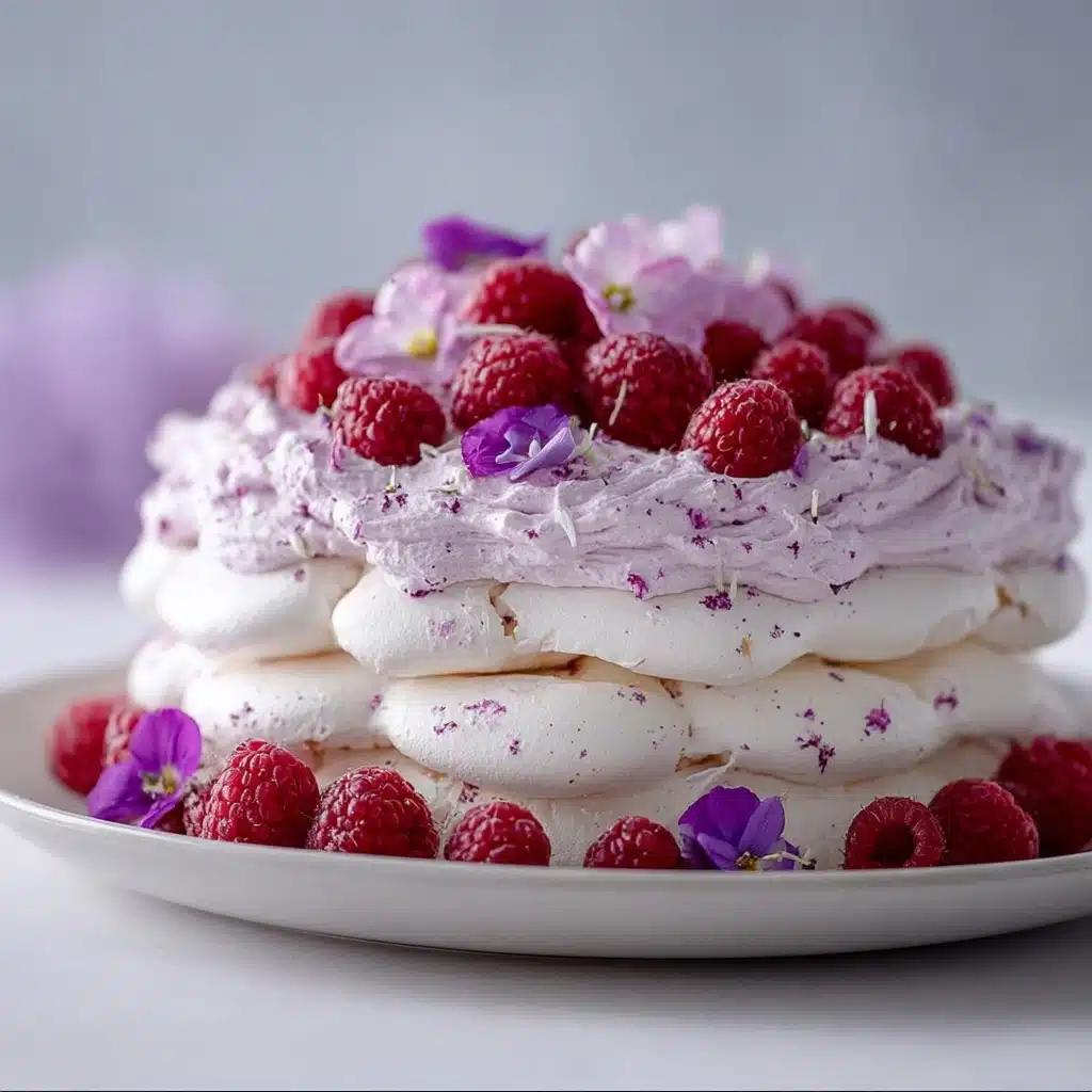 Raspberry-Lavender Cloud Dacquoise Recipe