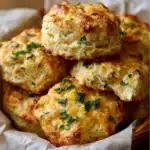 Golden Cheddar Bay Biscuits with Garlic Herb Butter Recipe
