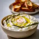 Garlic Herb Butter Candle Over Whipped Ricotta Recipe