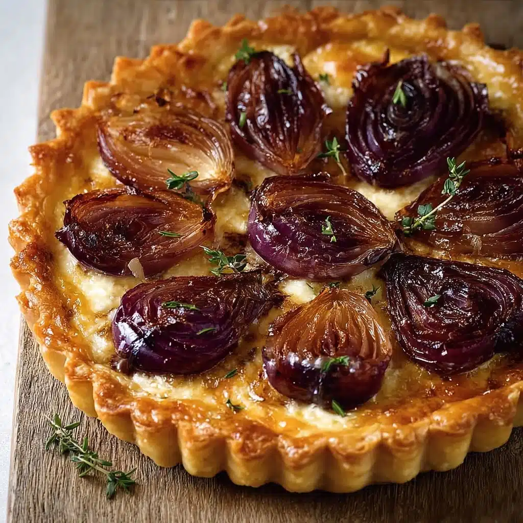 Upside-Down Feta & Shallot Puff Tarts Recipe