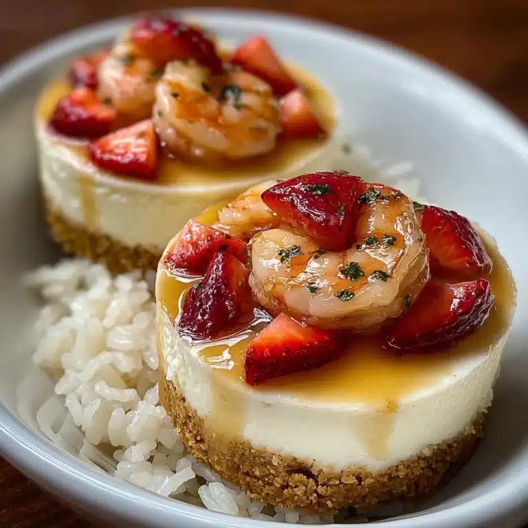Mini No-Bake Strawberry Cheesecakes Recipe