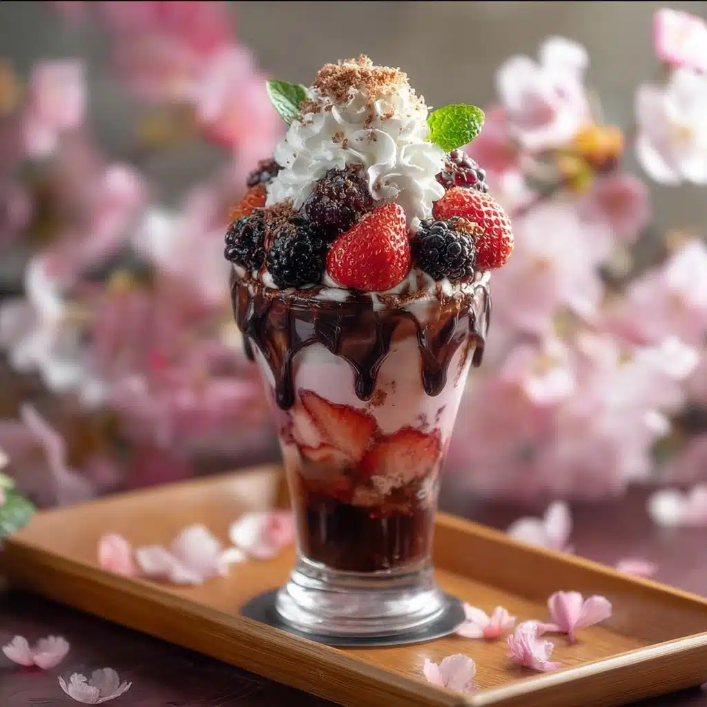 Berry Crunch Milkshake Sundae Recipe - Recipe Image