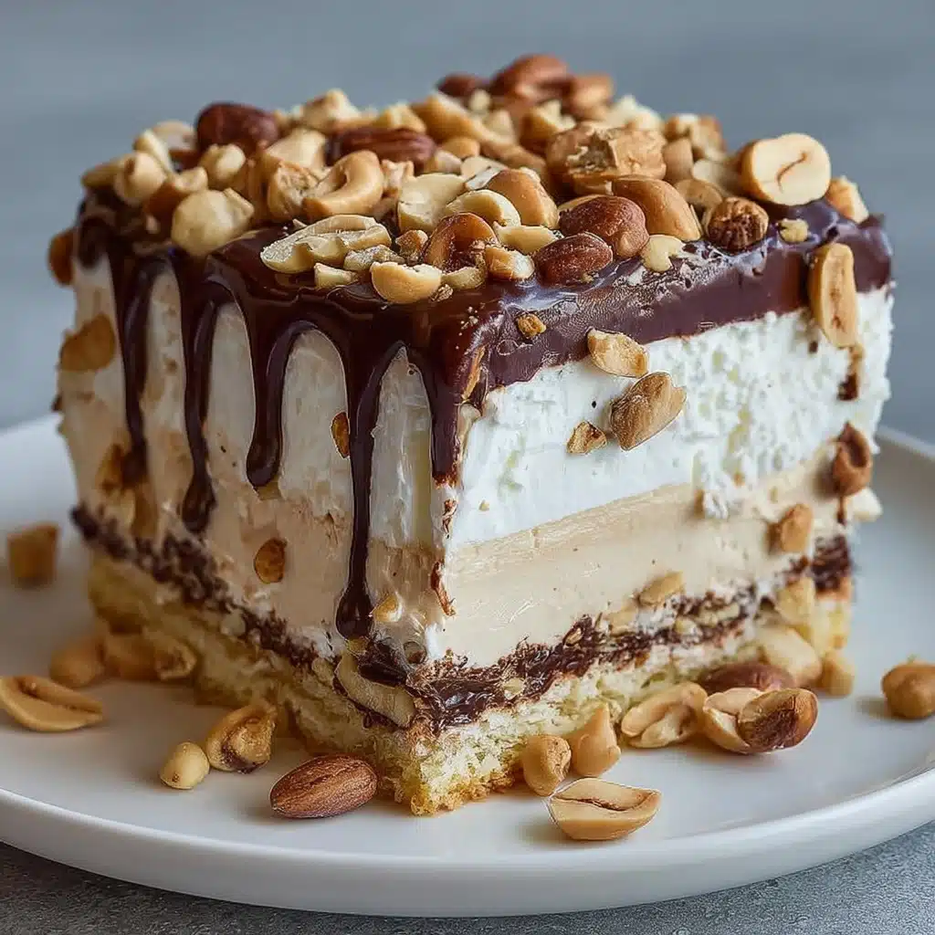 Homemade Buster Bar Ice Cream Cake** Recipe