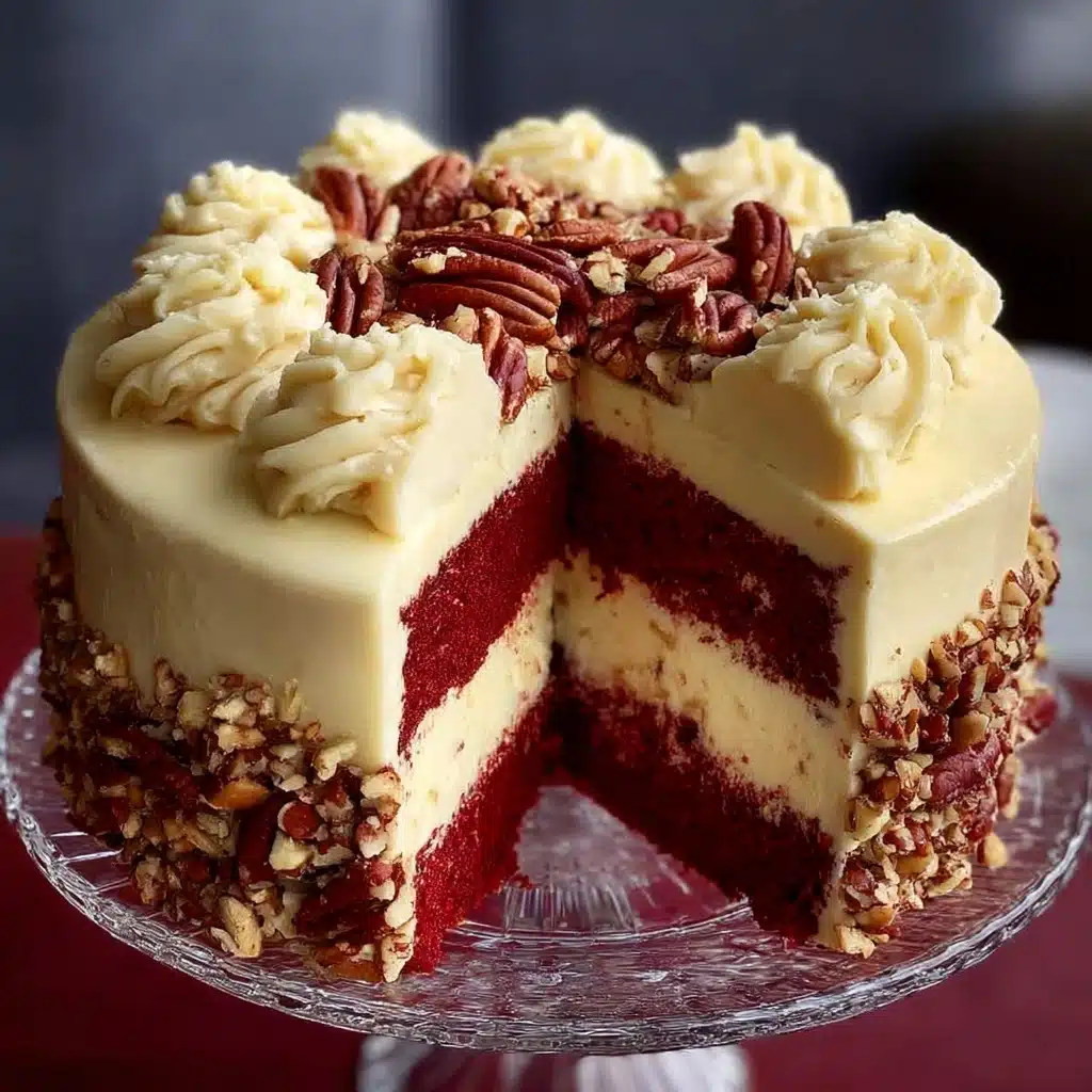 Butter Pecan Red Velvet Cheesecake Recipe