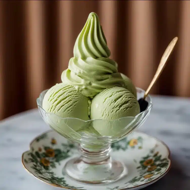 MATCHA ICE CREAM RECIPE