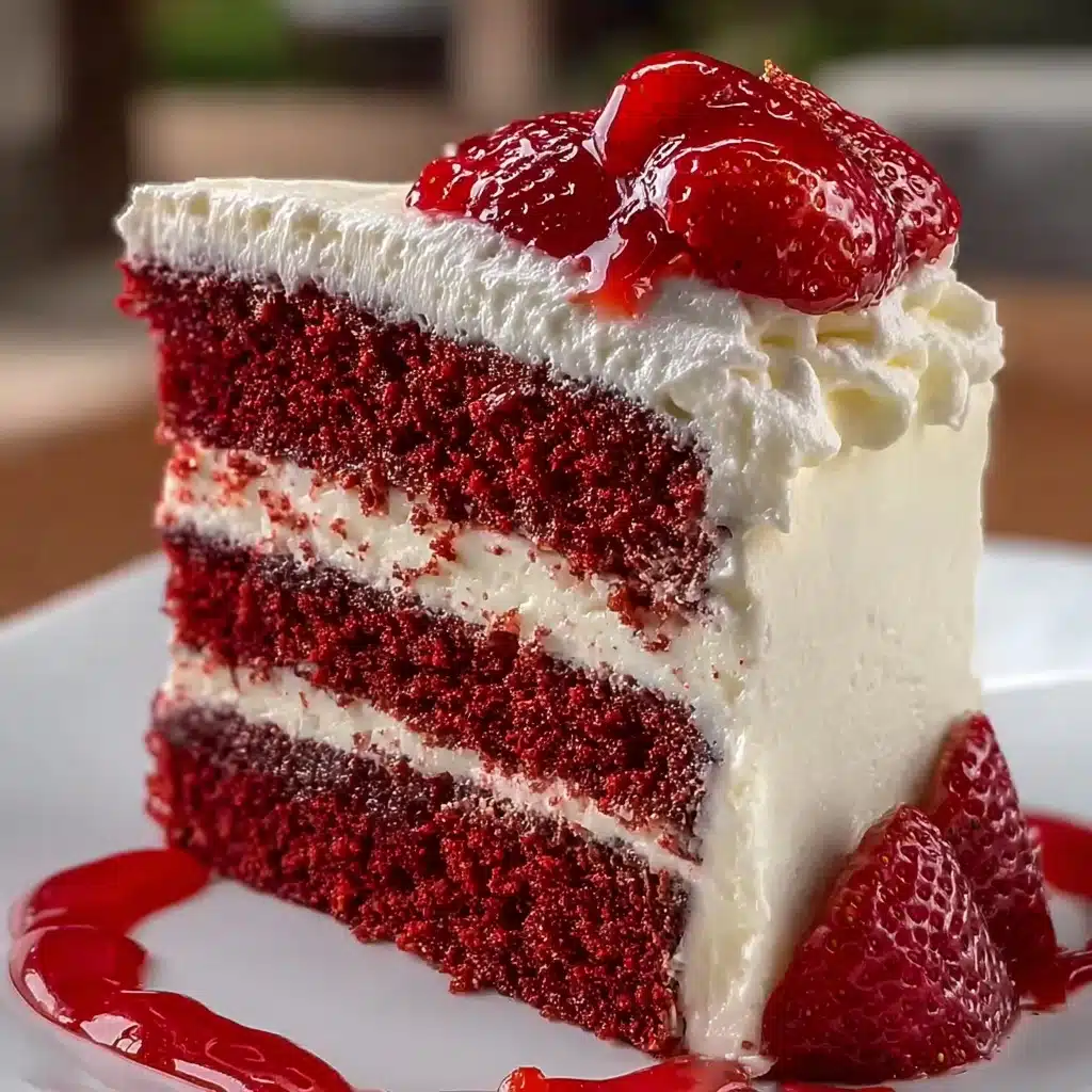 Decadent Red Velvet Cake with Cream Cheese Frosting Recipe - Recipe Image