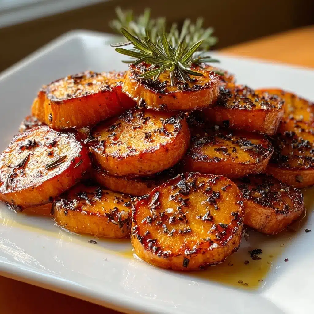 Roasted Honey and Rosemary Sweet Potatoes Recipe - Recipe Image