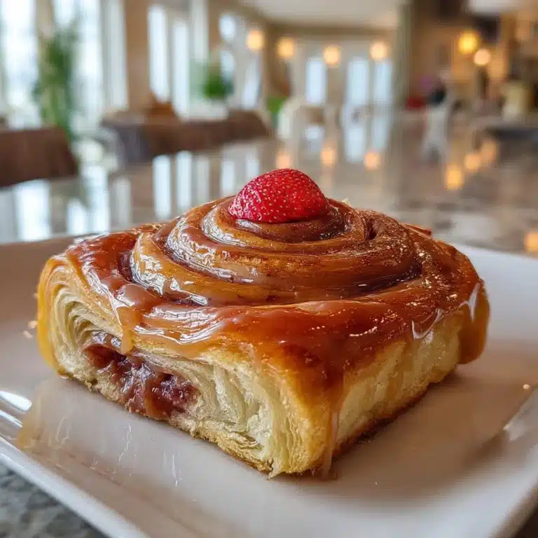 Homemade Strawberry Cinnamon Rolls Recipe