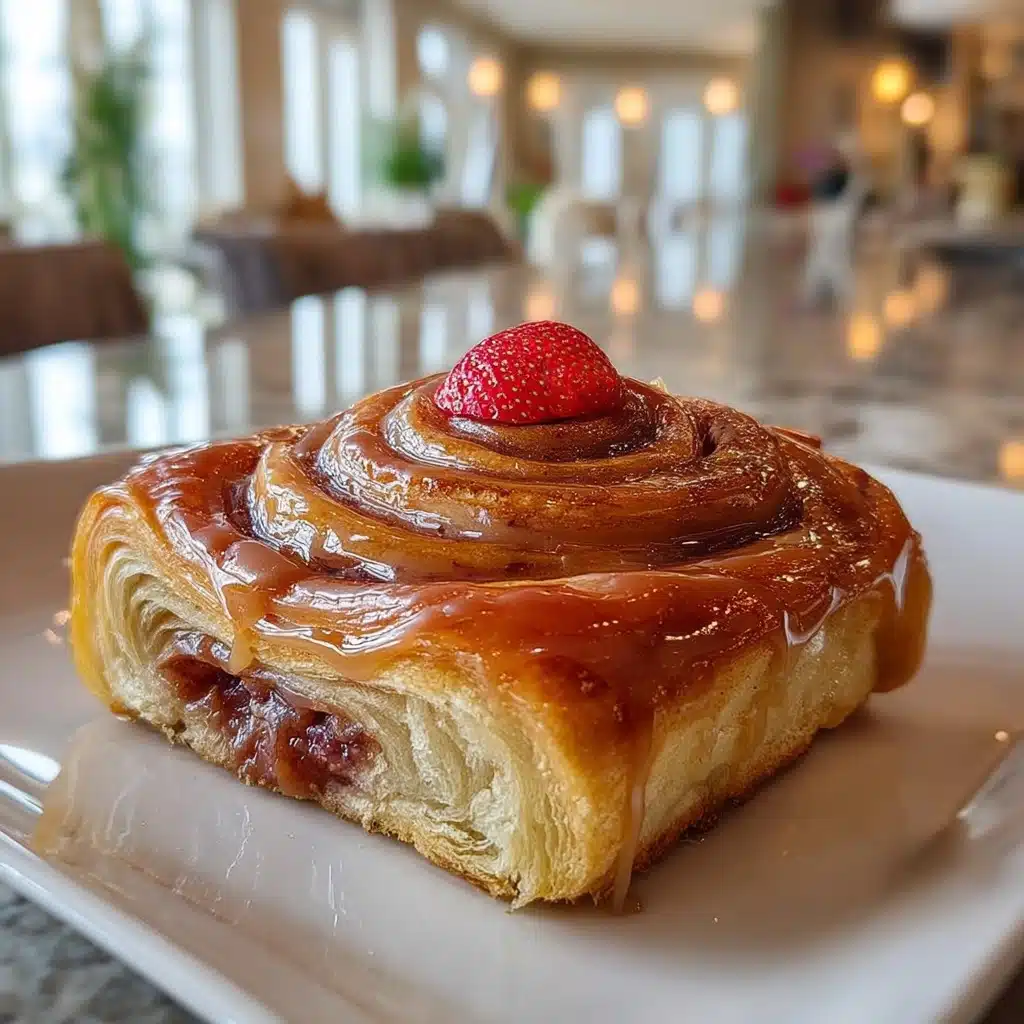 Homemade Strawberry Cinnamon Rolls Recipe